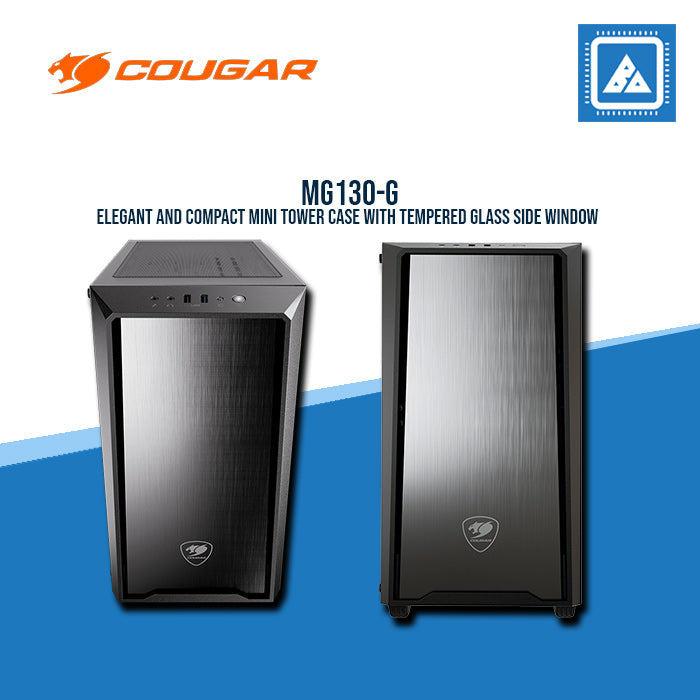 COUGAR CASE MG130 G / MINI-TOWER / TEMPERED GLASS COUGAR CASE MG130 G / MINI-TOWER / TEMPERED GLASS
